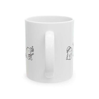 "Ceramic Capybara Mug – Cute Animal Lover Gift, Coffee & Tea Mug"