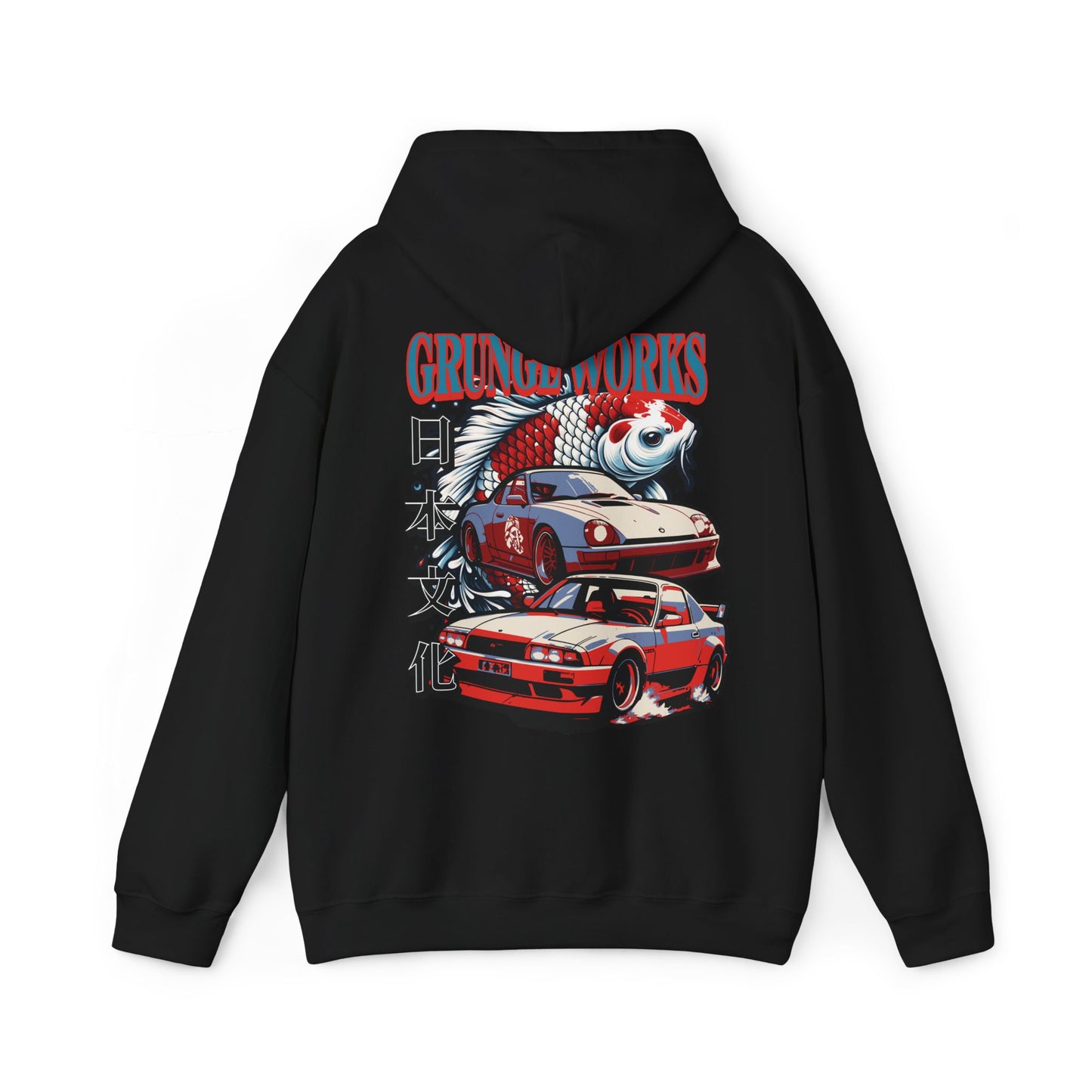 Grunge Work JDM Unisex Heavy Blend™ Hooded Sweatshirt