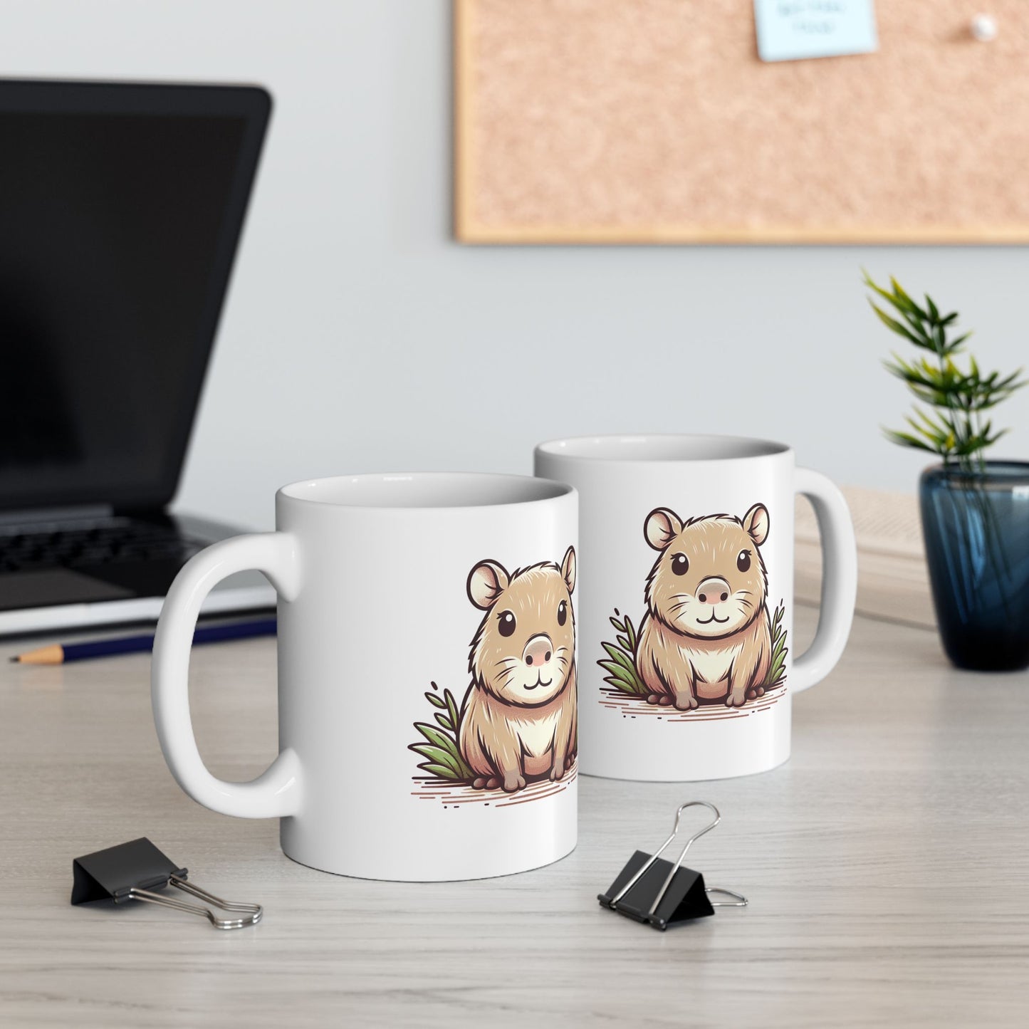 Ceramic Mug - Capybara Bliss: Sip in Style for Animal Lovers (11oz)