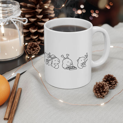 "Ceramic Capybara Mug – Cute Animal Lover Gift, Coffee & Tea Mug"