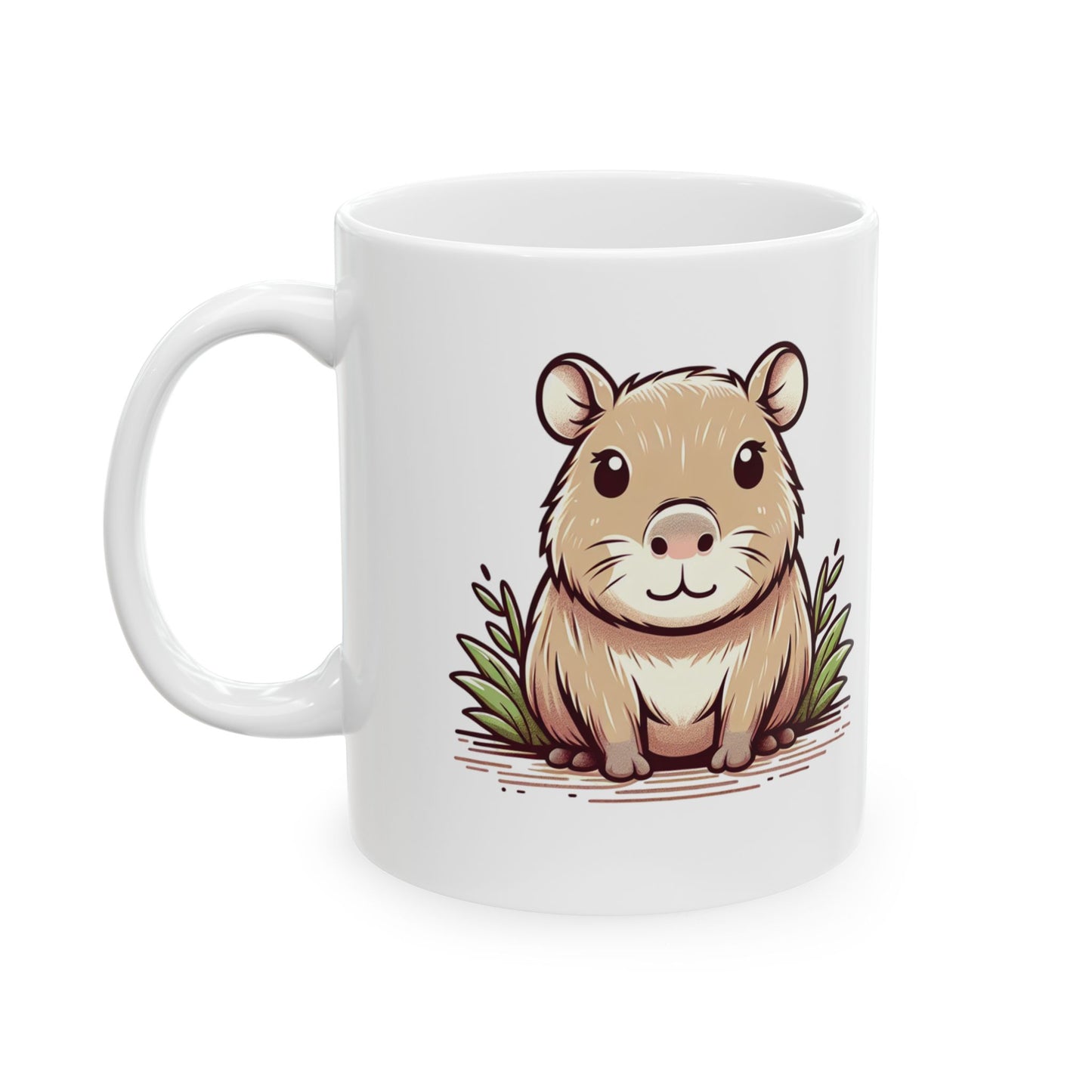 Ceramic Mug - Capybara Bliss: Sip in Style for Animal Lovers (11oz)